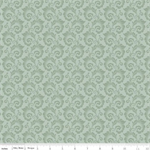 Riley Blake - Christmas Greetings - Scroll, Sage