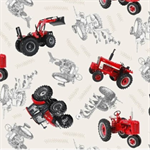 A.E. Nathan Co. - Farmall - Tossed Tractors, Cream