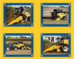 Print Concepts - New Holland Combine - 36^ Pillow Panel, Yellow