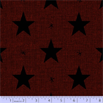 Marcus Fabrics - Primitive Traditions - Folk Art Stars, Red