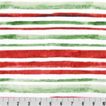Shannon Fabrics - Cuddle Prints - Candy Stripe, Watermelon