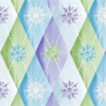 Blank Quilting - Aurora Flurries - Snowflake Argyle, Multi