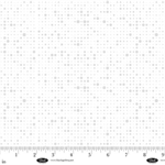 Blank Quilting - Morning Mist IX - Formatted Dots, White on White