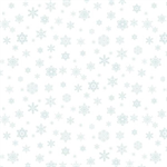 Elizabeth Studio - Landscape Medley - Snowflakes, White on White