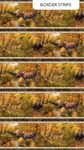 Northcott - Wilderness: Naturescapes - Border Stripe, Brown
