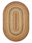 Braided Rug - Harvest, 27 X 45  (Oval)