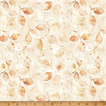 Hoffman California - Harvest Bouquet - Tonal Leaves, Cream