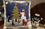 Gigi's Wool Patterns - 14 x 14^ Pillow - Winter Friends - #PW4