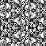 Clothworks - Earth Song - Digital Zebra Stripe, White