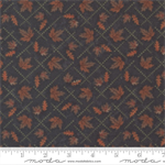 Moda - Fall Melody Flannel - Diamond Leaves, Black