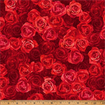 Hoffman California - Flower Shoppe - Red Roses, Scarlet