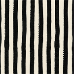 Robert Kaufman - Simple Life - Stripe, Black