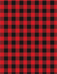 Timeless Treasures - Gnome For The Holidays - Buffalo Check Plaid, Red