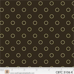 Washington Street Studio - Classic Black & Tan - Circle, Dark Brown