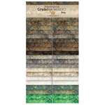 Northcott - Stonehenge Gradations - Mixers - 40 x 2½^ Strips, Earth