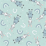 Henry Glass - Boho Buddies - Donkey, Light Teal
