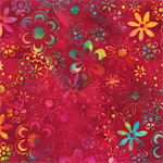 Anthology - Jewel Batiks - Flowers, Jewel