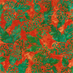 Robert Kaufman - Artisan Batiks: Christmas Cheer, Cardinal