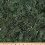Hoffman California - Bali Batik 2026-2 - Dotted Leaves, Meadow