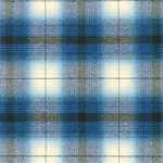 Robert Kaufman - Mammoth Flannel - Plaid, Blue Jay