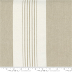 Moda - Lakeside Toweling - 18^ Hemmed Edge Woven Stripe, Flax