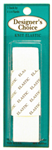 Conrad Jarvis Elastic - 1^ x 1.25 yd Knit Elastic - Packaged - White
