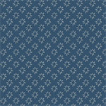 Benartex Artistry - Wishflower - Dandy Dark, Blue