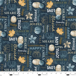 Blank Quilting - Autumn Vibes - Autumn Vibes, Navy