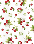Wilmington Prints - Sweet Cherry - Cherry Toss, White