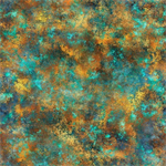 Quilting Treasures - Skyward - Patina, Turquoise