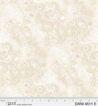 P & B Textiles - Daniella - Tonal Paisley, Ecru