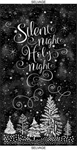 Timeless Treasures - Silent Night - 24^ Panel, Black