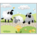 Susybee - Lewe the Ewe - 36^ Play Mat, Light Green