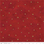 Riley Blake - Covered Bridges in Fall - Acorn Ditsy, Red