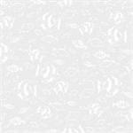 P & B Textiles - Ramblings By The Sea - Fish Friends, White on White