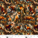 Blank Quilting - Wilderness Song Minky - Foxes, Amber