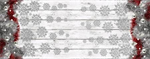 Hoffman California - Frosted Holidays - Border Print, White