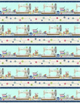 Wilmington Prints - Sew Little Time - Repeating Stripe, Multi