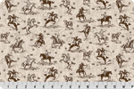 Shannon Fabrics - Quilting Cuddle - Echoes of The Range - Prairie, Chocolate