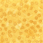 Anthology - Peacock Batiks - Daisy, Yellow