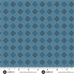 Andover Fabrics - Special Delivery - Tea Towel, Deep Denim
