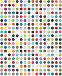 Moda - Bella Solids - My Favorite Color is Moda - Dots, Multi
