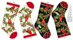 Northcott - Cardinal Woods - 24^ Stocking Panel, Multi