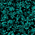 Studio E - Beauty in Bloom - Tonal Vine, Black/Peacock