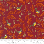 Moda - Forest Frolic - Chickadees & Acorns, Cinnamon