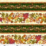 Studio E - Autumn Fields - Border Stripe, Cream