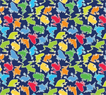 Kanvas Studio - Rainforest Glow - Camo Frogs, Multi