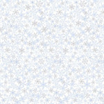 Timeless Treasures - Ice - Glitter Snowflakes, Blizzard