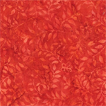 Lumin Fabrics - Radiant Wings - Butterfly & Leaves, Orange Vermillion