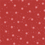 P & B Textiles - Woodland Whispers - Snowy Tonal Toss, Red
